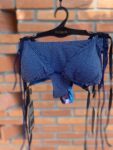 Bikini Azul con Motas Blancas