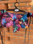 Bikini Negro con Flores